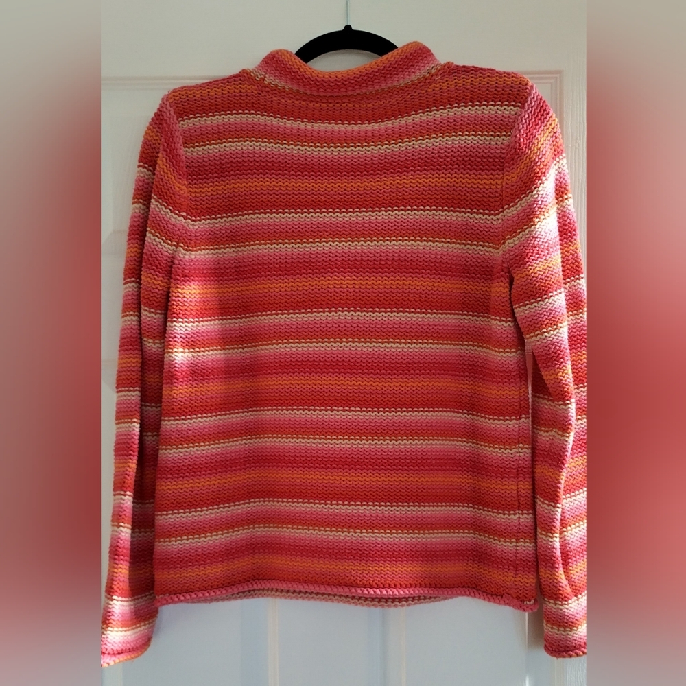 Liz Claiborne Pink and Orange Knit Top